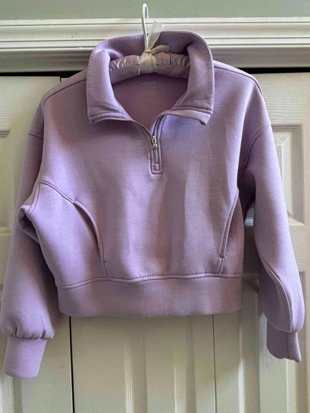 Purple Fleece Crop
